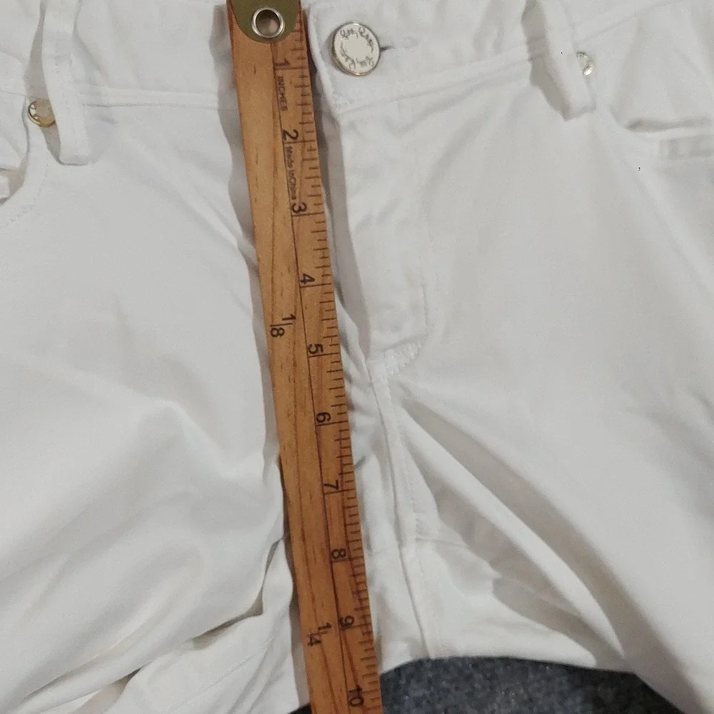 Lilly Pulitzer Pants Womens 10 White Worth Skinny Denim Jegging Stretch‎ Slim